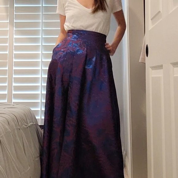 NWT Anthropologie Shimmer Skirt 00P - Picture 7 of 7